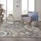 Homeroots 8 x 11 ft. Gray & Blue Vines Indoor & Outdoor Area Rug 384989 - alternate 5